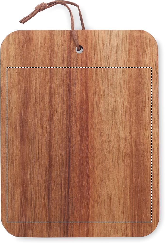 Acacia wood cutting board side 2 40