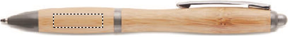 Penna a sfera in ABS e bamboo barrel right handed 16