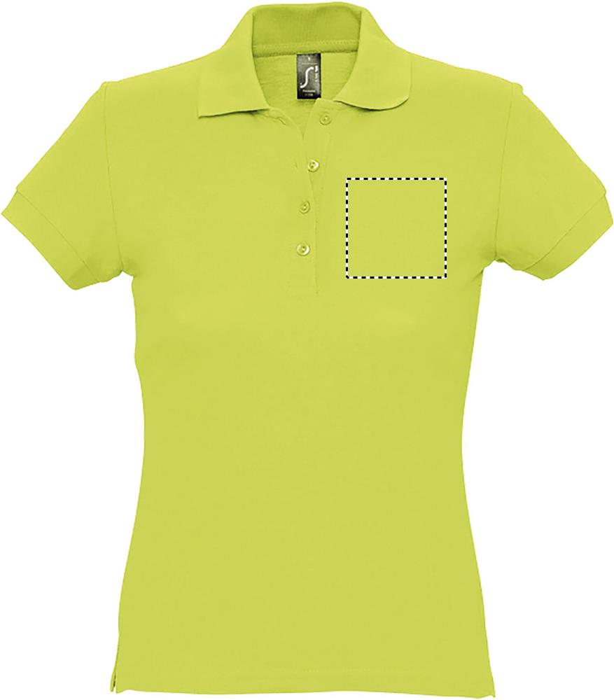 PASSION WOMEN POLO 170g chest ag