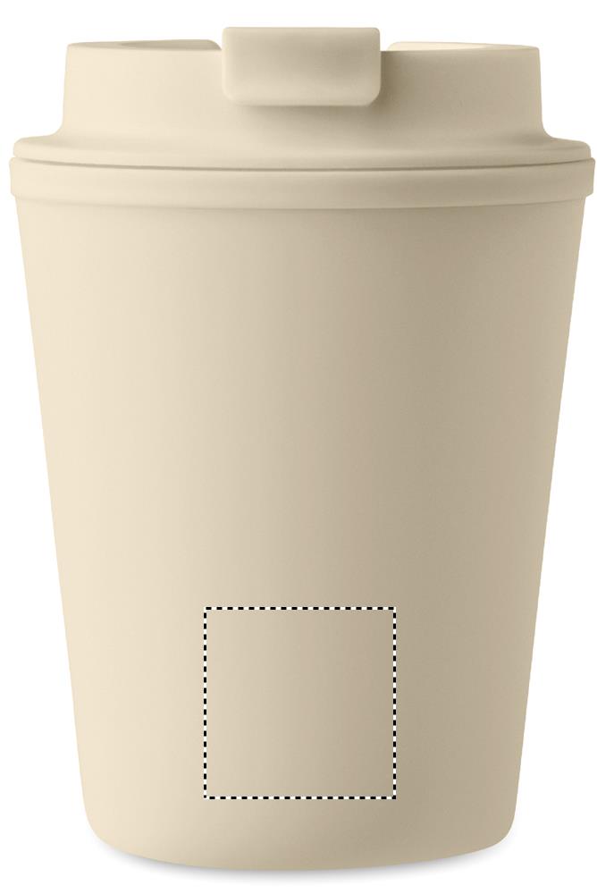 Recycled PP tumbler 300 ml front lower 13