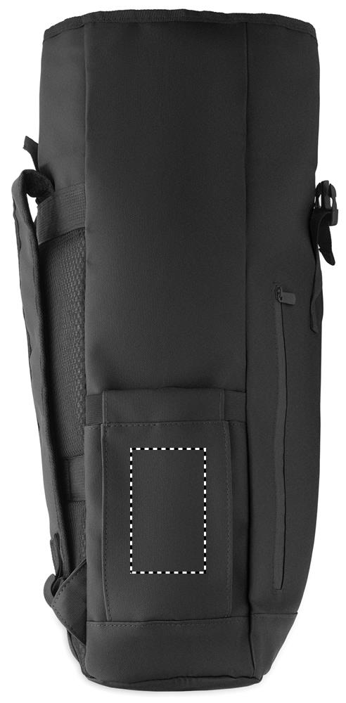 Zaino Rolltop per laptop 600D pocket left 03