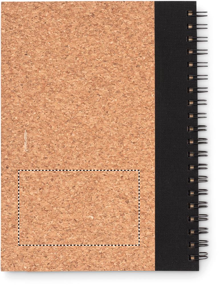 Cork notebook with pen back 03