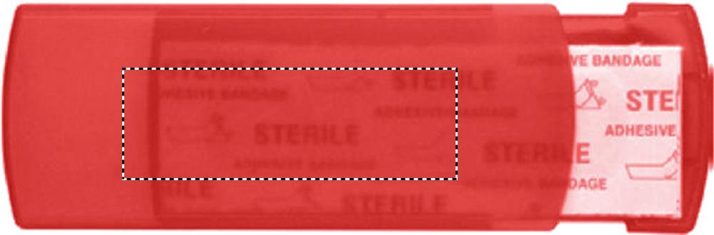 Container with plasters top 25