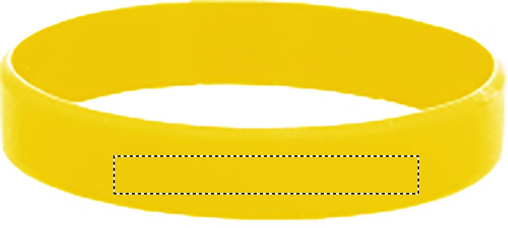 Silicone wristband band front 08