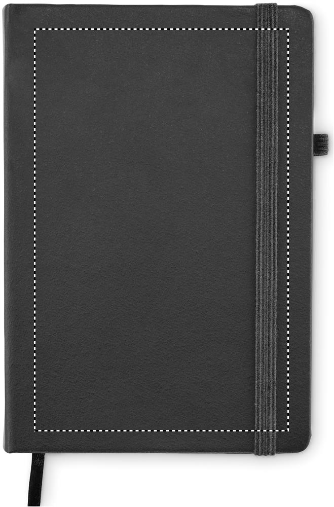 Recycled PU A5 lined notebook front 03