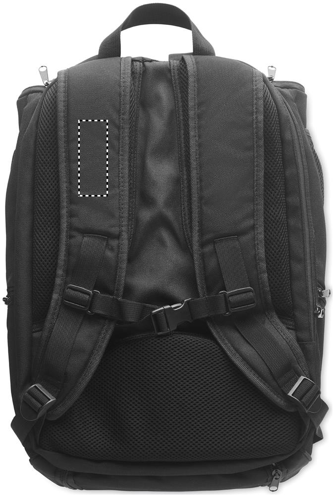 600D RPET sports rucksack shoulder strap right 03