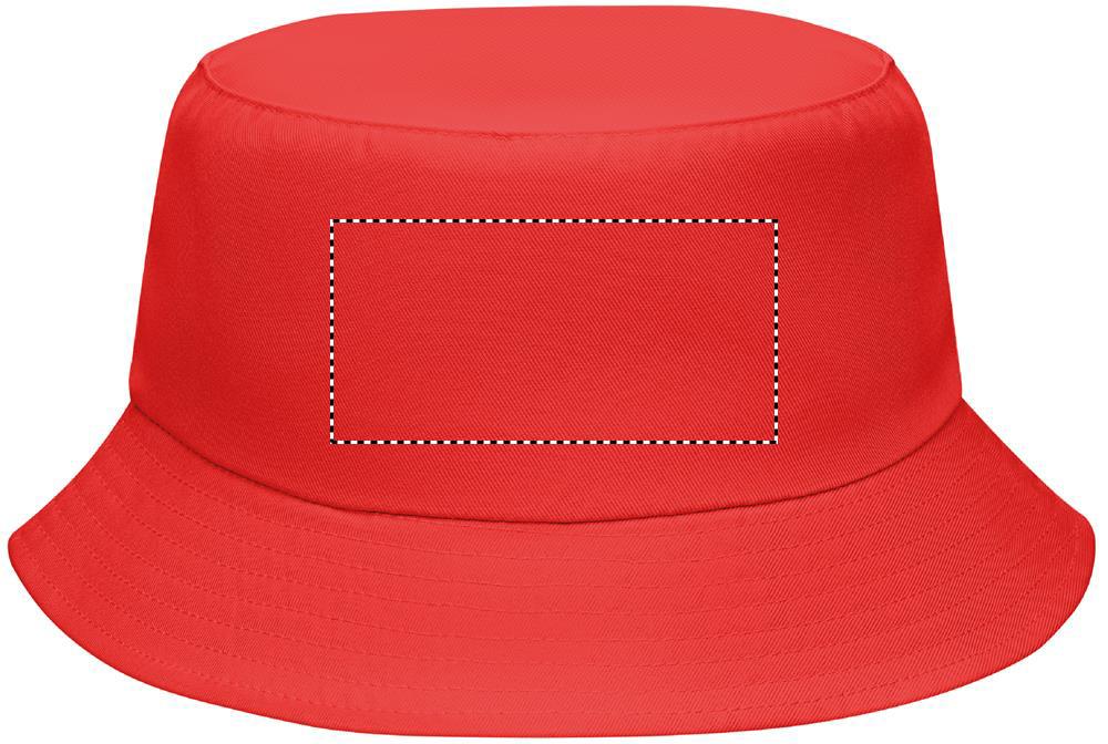 Cappello da pescatore in poliester transfer front 05