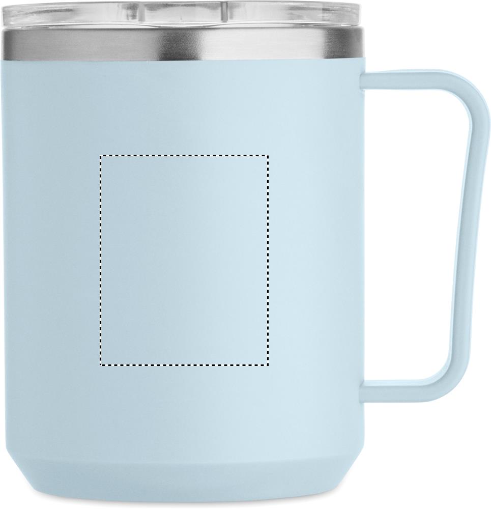 Double wall mug 400ml right handed 66
