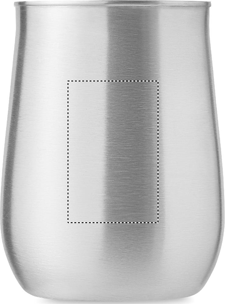 Recycled stainless steel mug back pad 16