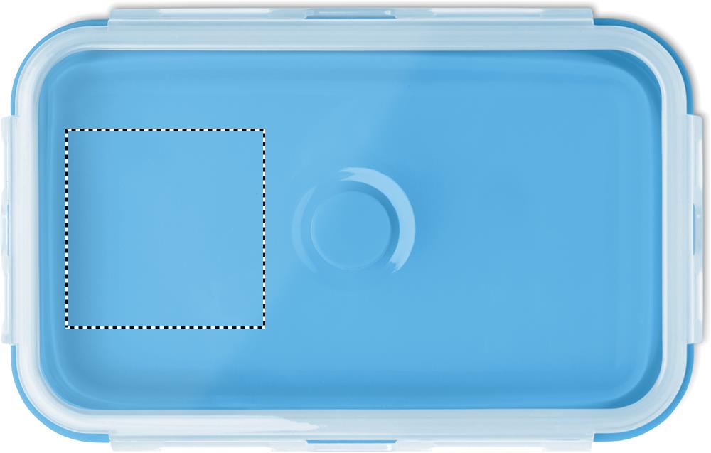 Collapsible silicone lunch box lid side 4 66