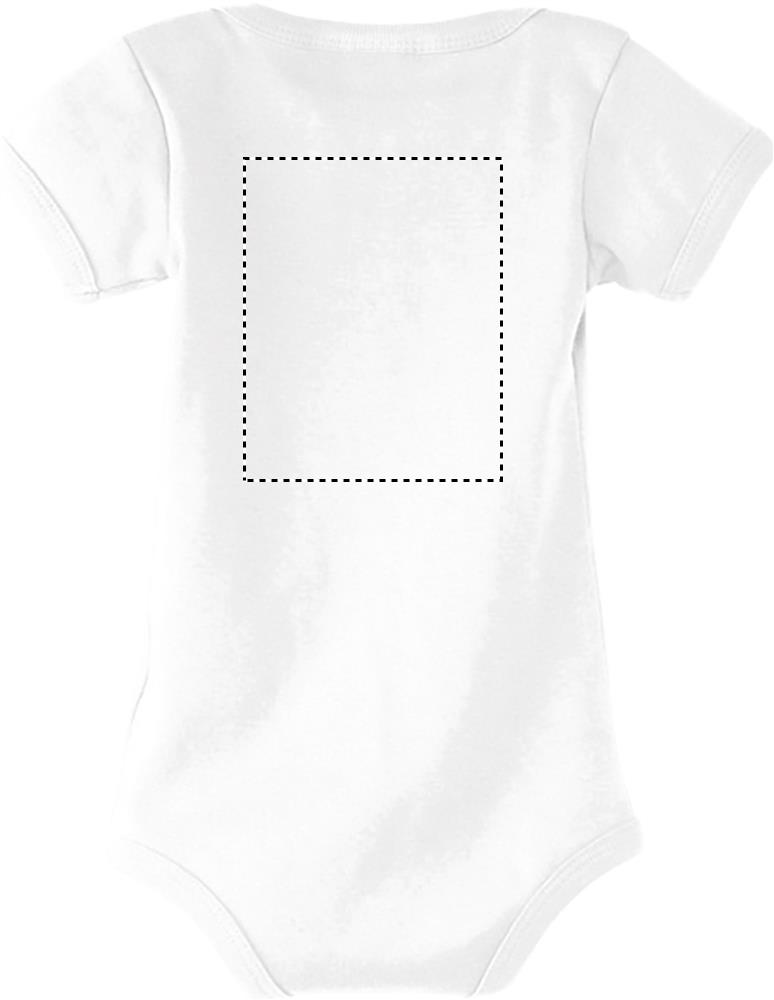 BAMBINO-BABY BODYSUIT-180g back embroidery wh