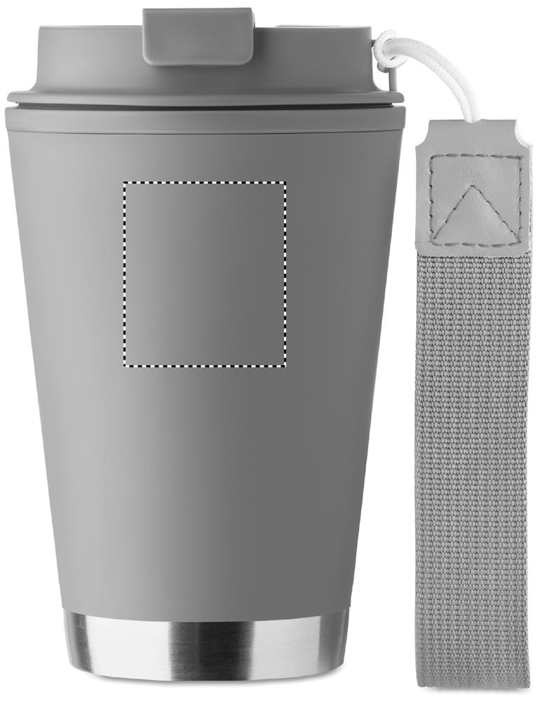 Bicchiere a doppio strato. 300 ml. front upper 15