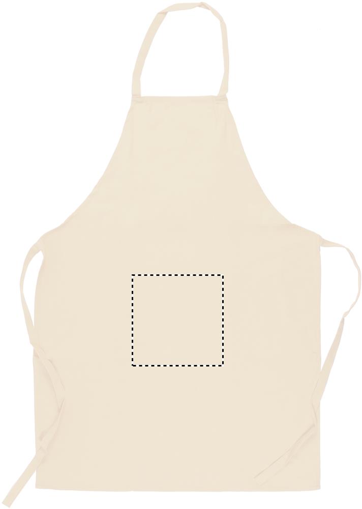 Kitchen apron in cotton middle embroidery 13