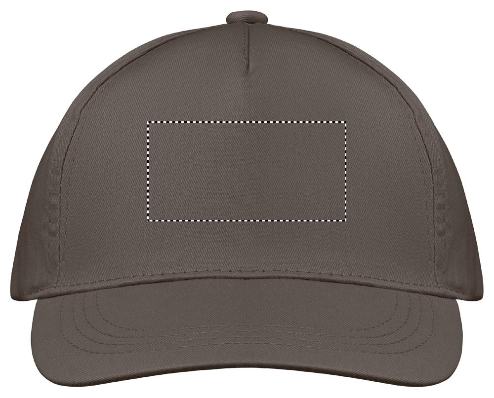 BUZZ FIVE PANEL CAP front dg