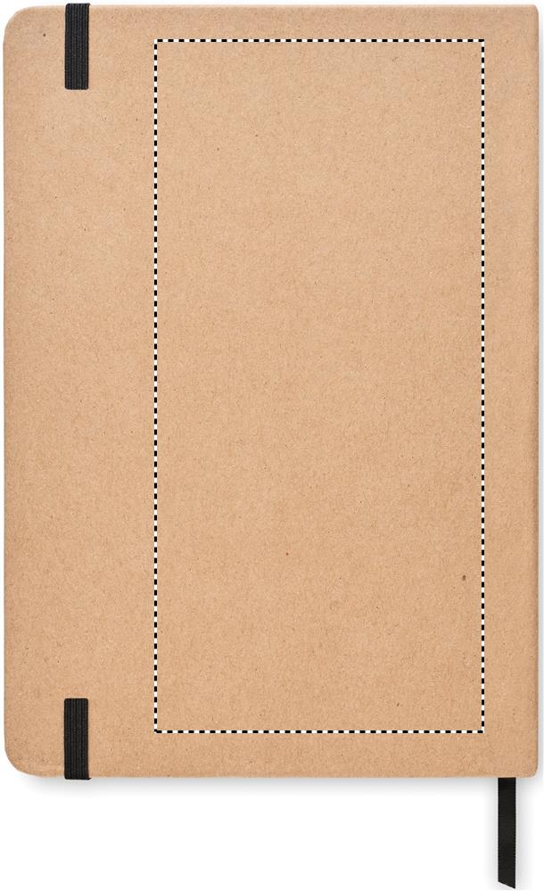 A5 notebook recycled carton back 13