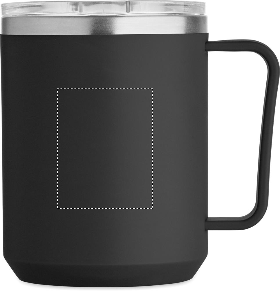 Double wall mug 400ml right handed 03