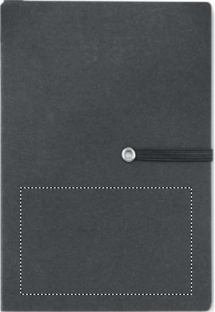 Notebook w/pen & memo pad lower front 03