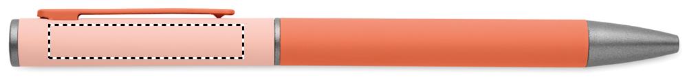 Recycled alu twist ball pen clip left handed 10