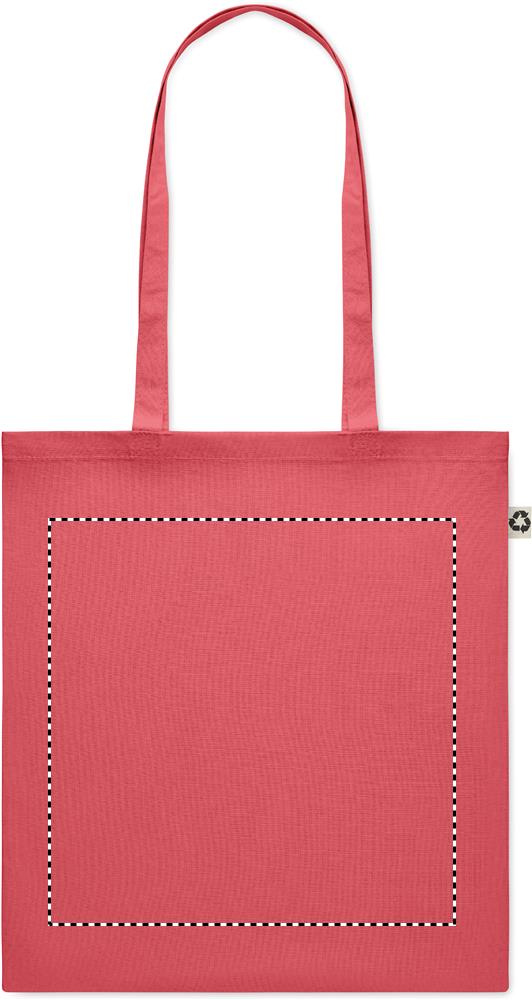 Recycled cotton shopping bag front 05
