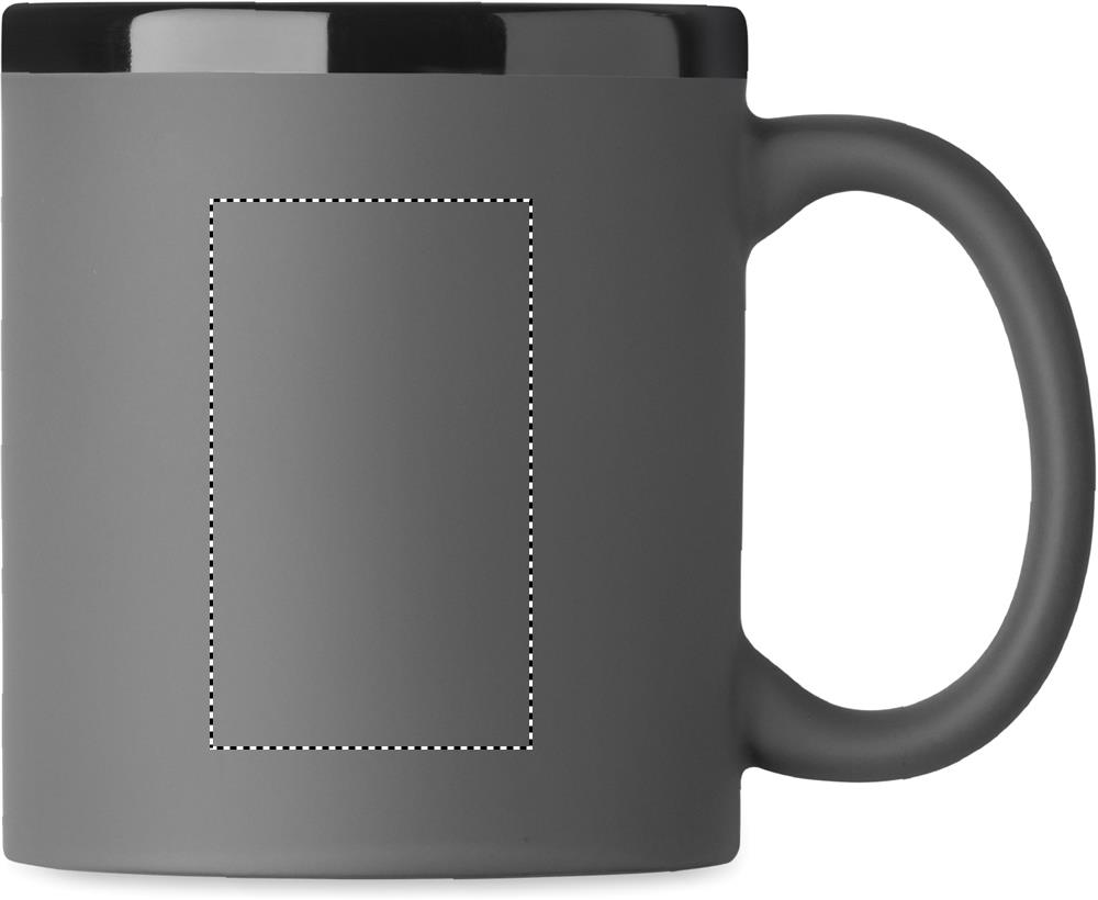 Ceramic mug for laser 300 ml right handed 15