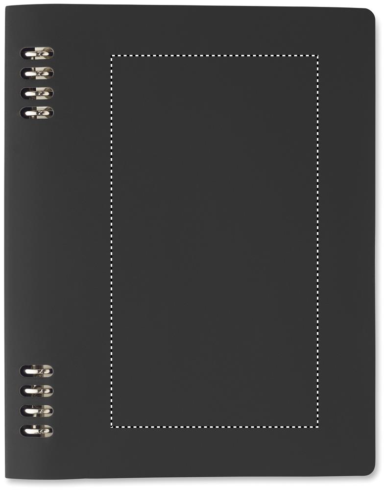 Notebook A5 ricaricabile in PU front 03