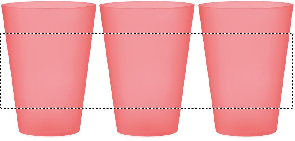 Reusable event cup 300ml 360 transparent 25