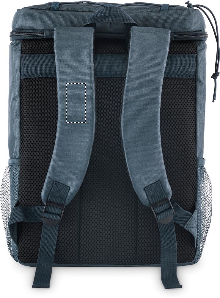 Cooler backpack in 600D RPET shoulder strap right 04