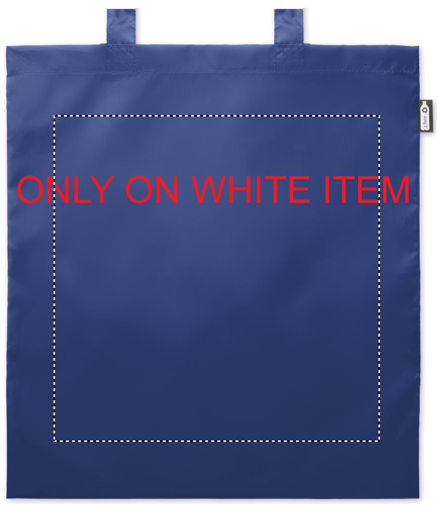 Shopping bag in RPET front on white 04