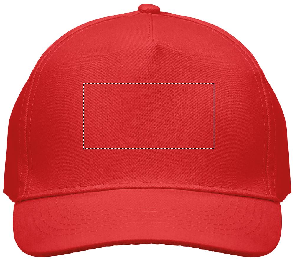 5 PANEL BASEBALL CAP 180 GR/M front 2 05