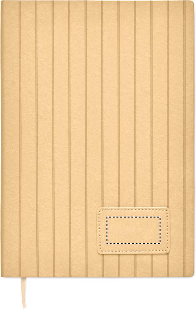 Notebook A5 in PU fumé front 13