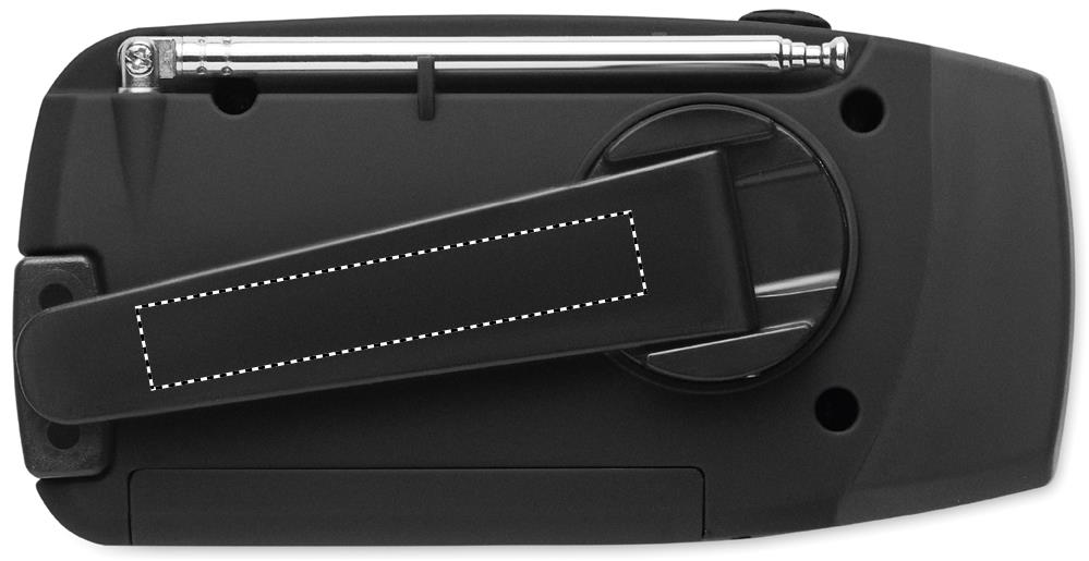 Radio portatile con torcia LED crank 03