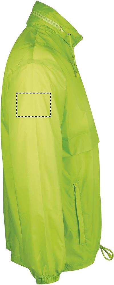 Giacca a vento SURF Unisex arm right nl