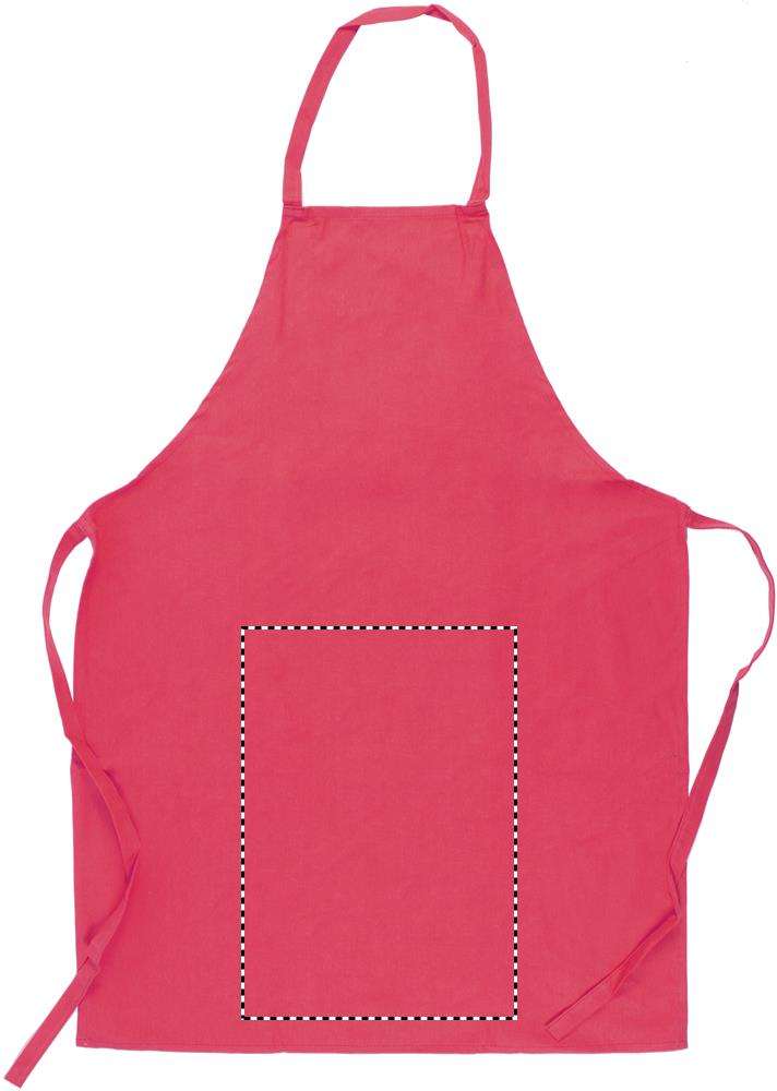 Kitchen apron in cotton front lower 38