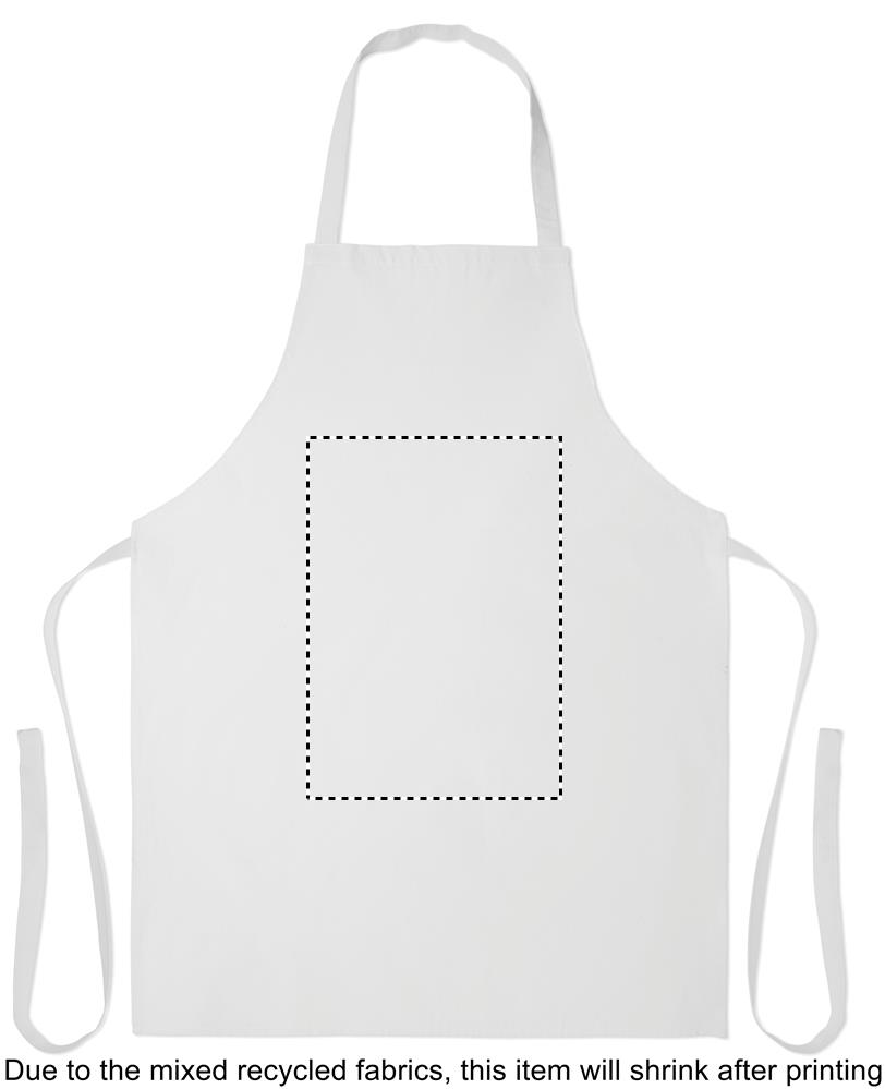 Recycled cotton apron front middle 06