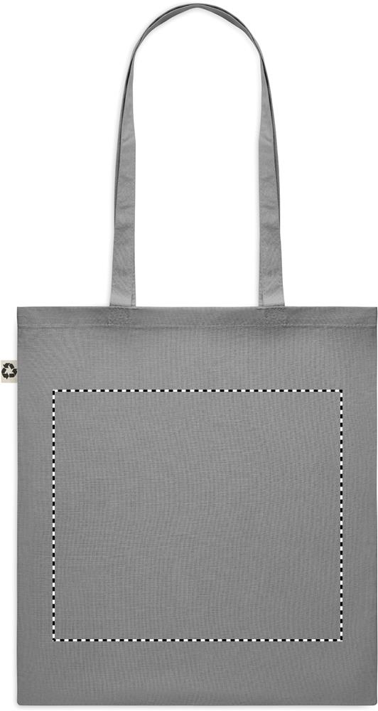 Recycled cotton shopping bag back td1 15