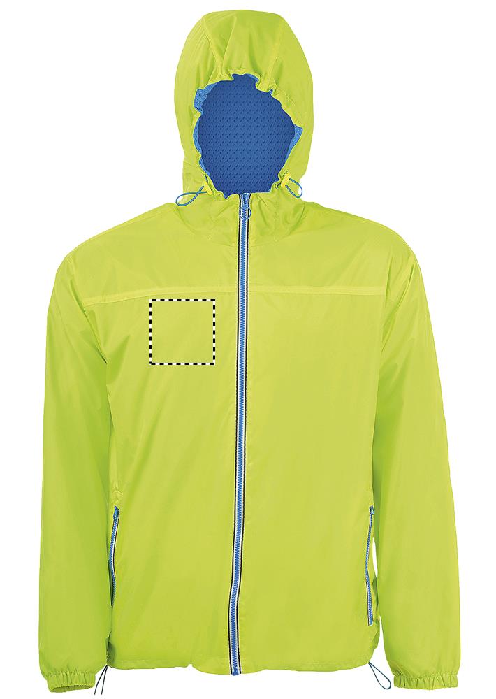 SKATE LINED WINDBREAKER chest right gp