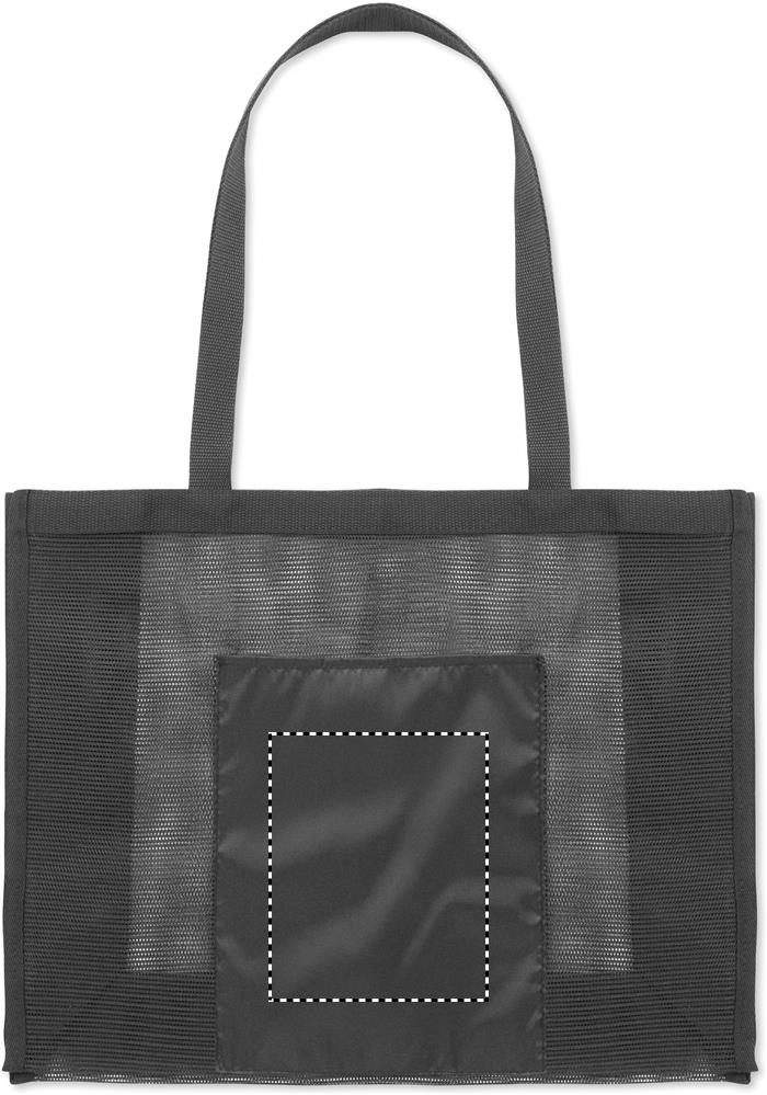 Shopper in rete RPET front pocket 03