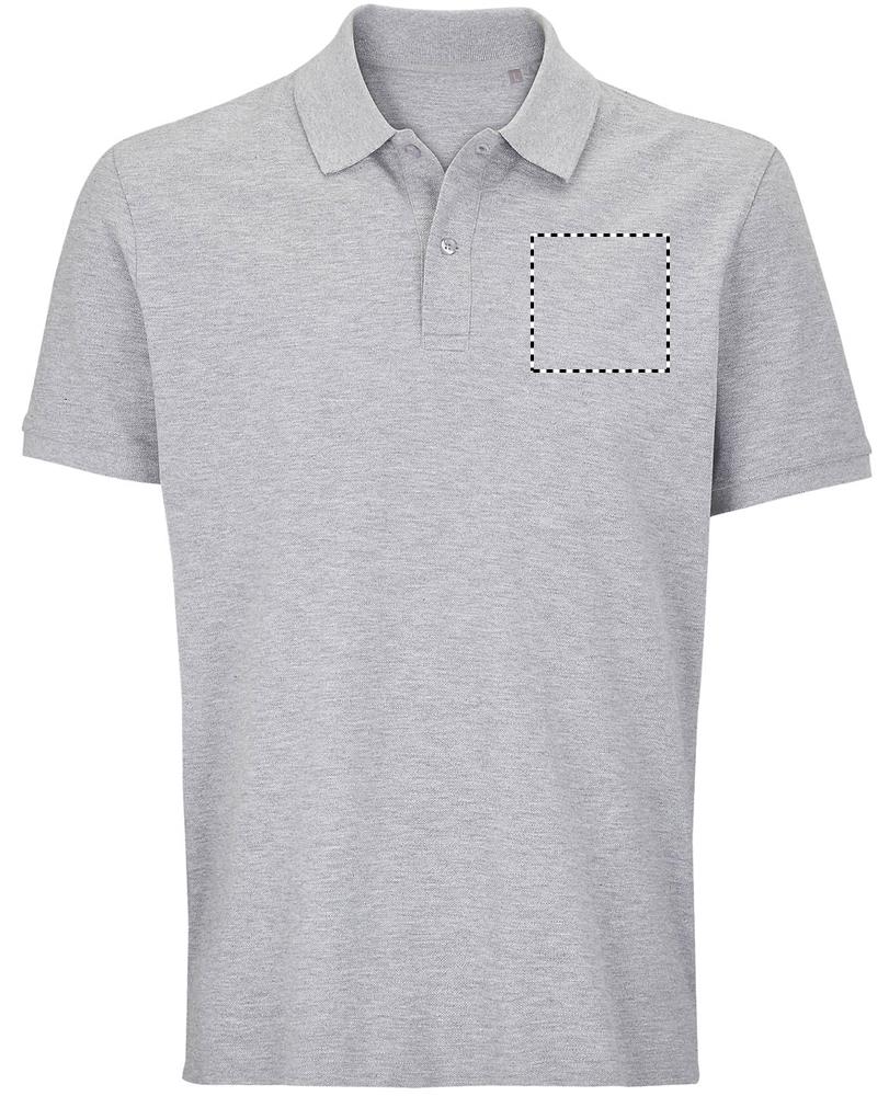 PEGASE Polo Organica 210g chest gy