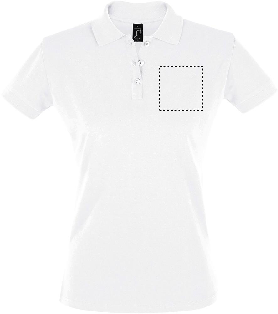 PERFECT WOMEN POLO 180g chest wh