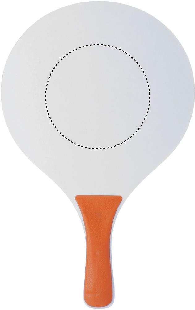 Beach tennis set racket 1 back screen 10