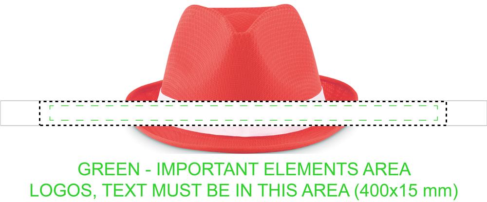 Coloured polyester hat band sublimation 05