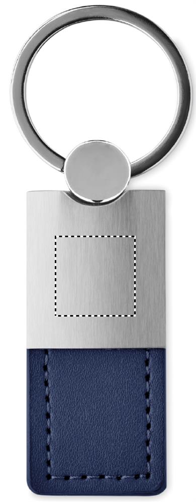 Portachiavi in metallo front silver part 85