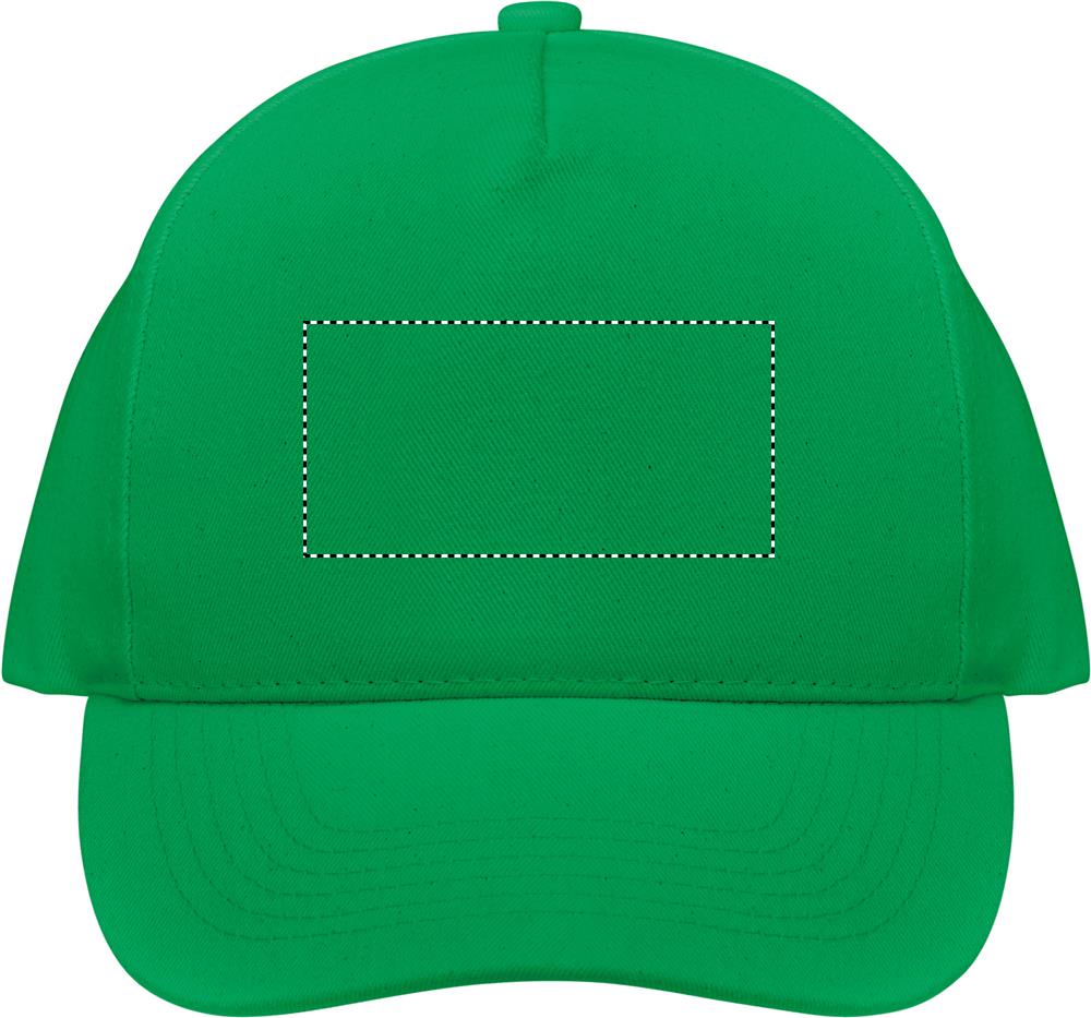 Organic cotton baseball cap front 09