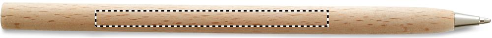 Wooden ball pen barrel left handed 40