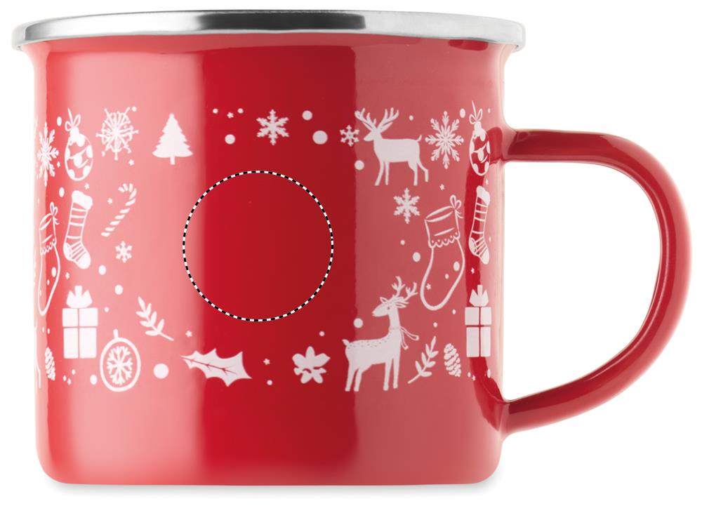 Tazza smaltata natalizia 300ml right handed 05
