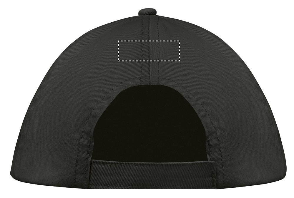 BUZZ FIVE PANEL CAP back bk