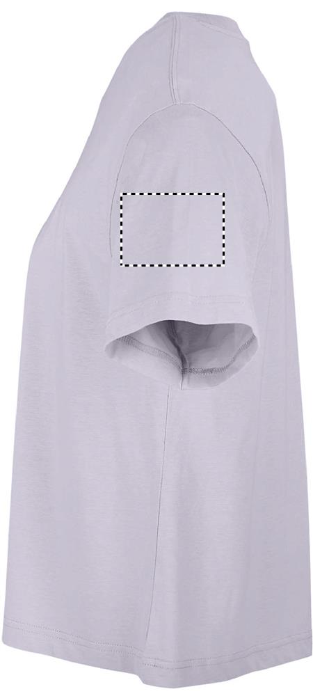 BOXY WOMEN T-SHIRT OVERSIZE arm left ll