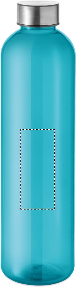 RPET bottle 1000ml front 23