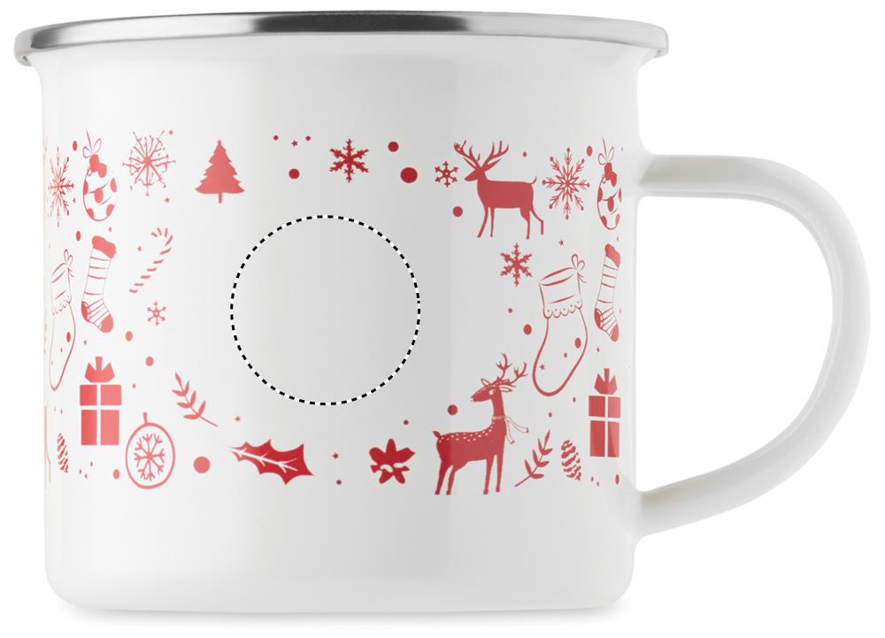 Tazza smaltata natalizia 300ml right handed 06