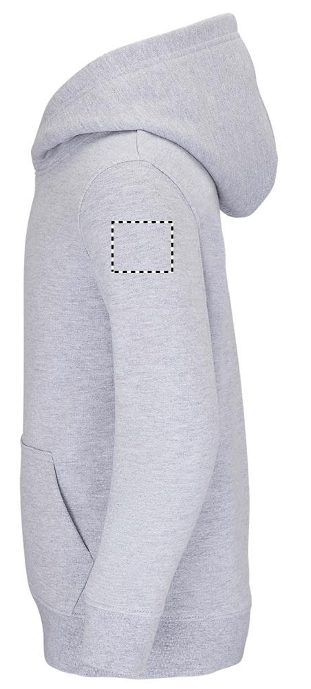 CONDOR KIDS Hooded Sweat arm left gy